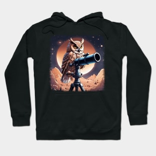 Stargazing owl Hoodie